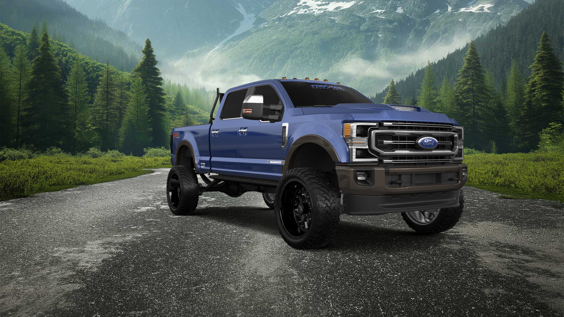 Ford F-250 4 Door pickup truck 2021