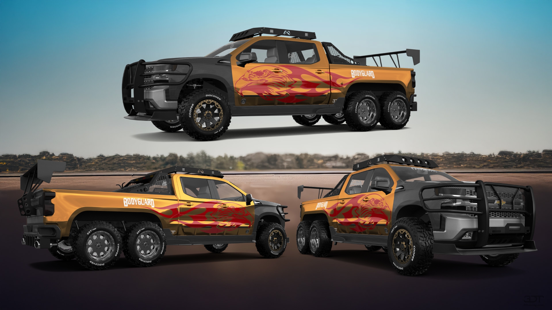 Chevrolet Silverado Hennessey Goliath 6X6 Truck 2020 tuning