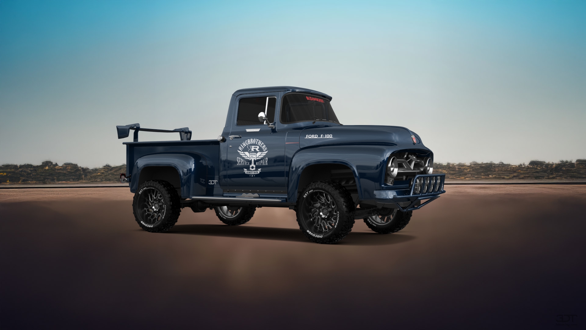 Ford F-100 2 Door truck 1956 tuning