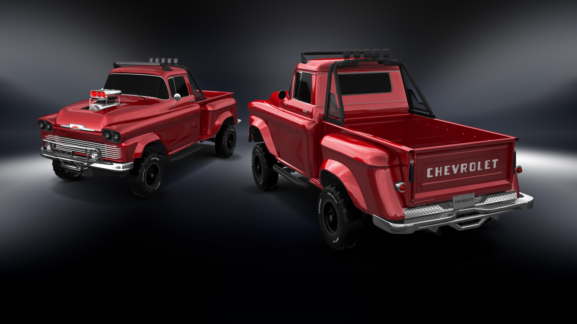 Chevrolet Apache Stepside 2 Door pickup truck 1959