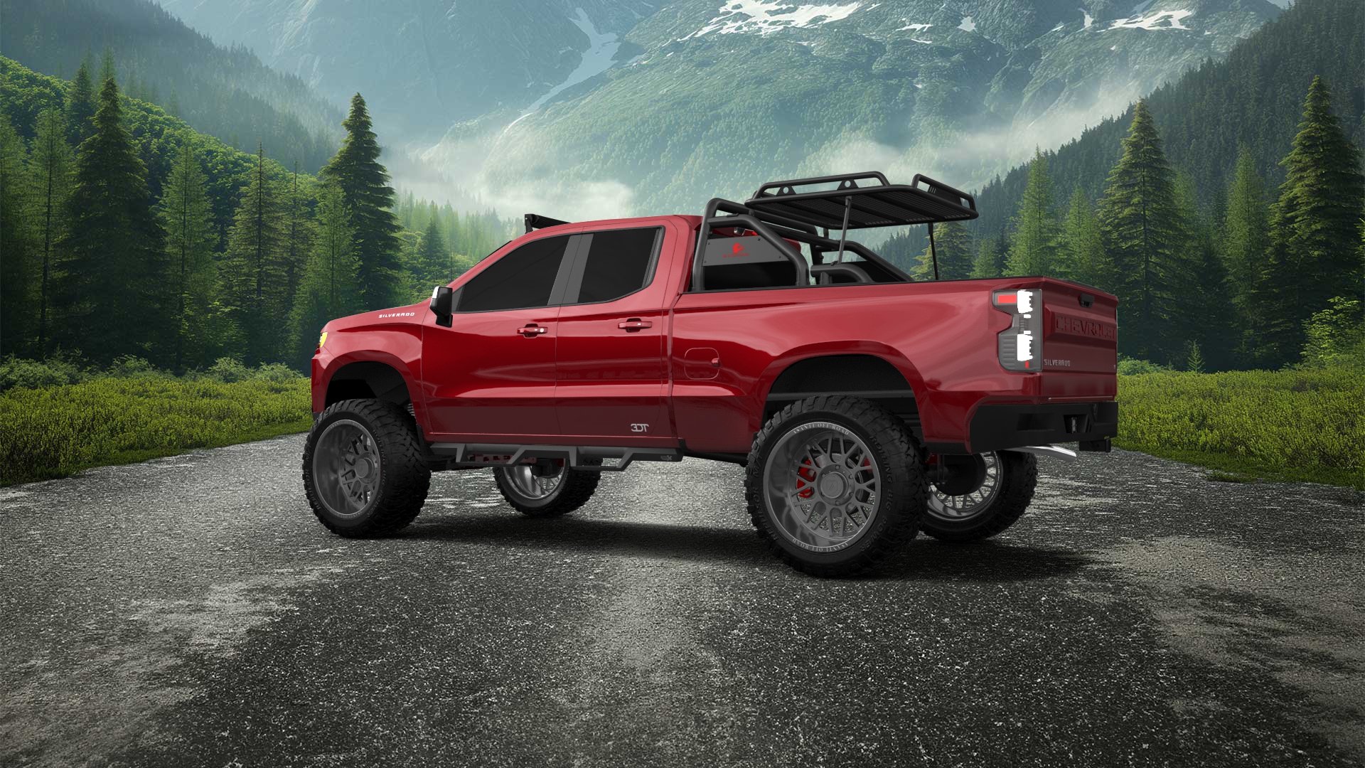 Chevrolet Silverado 1500 6.6 ft box 4 Door pickup truck 2021 Images