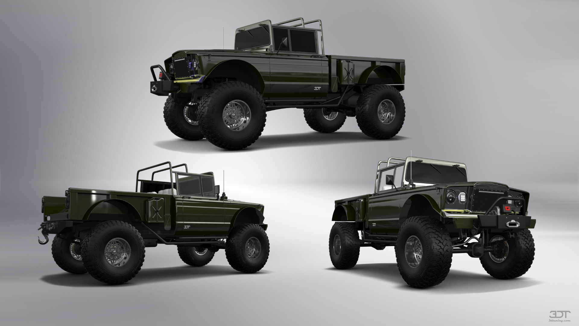 Jeep Kaiser M715 2 Door pickup truck 1968 tuning