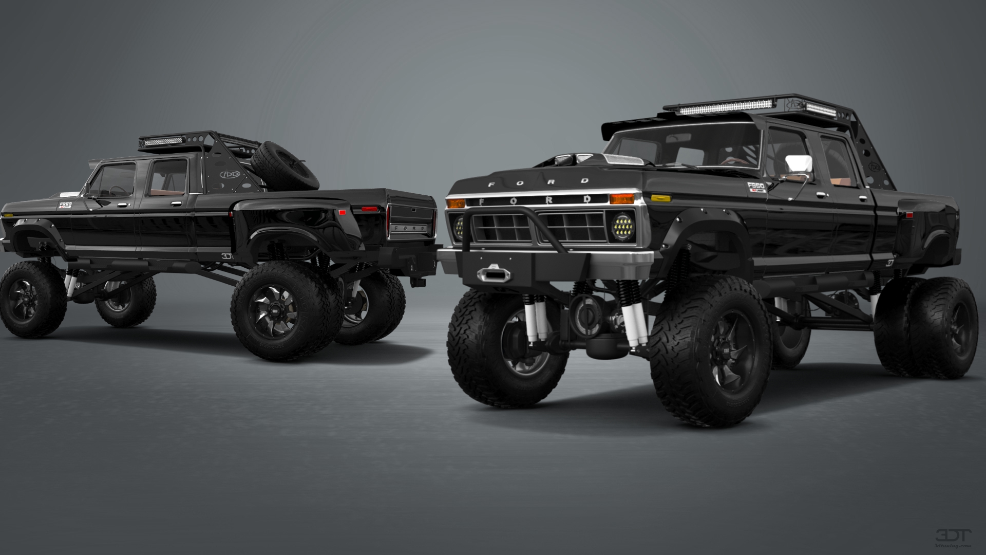 Ford F-350 Dually 4 Door pickup truck 1973