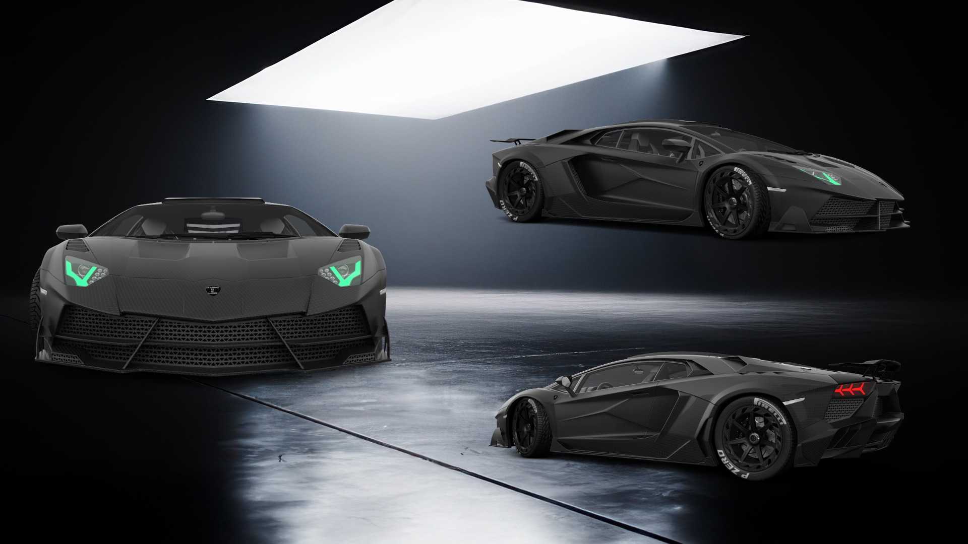 Lamborghini Aventador 2 Door Coupe 2012 tuning