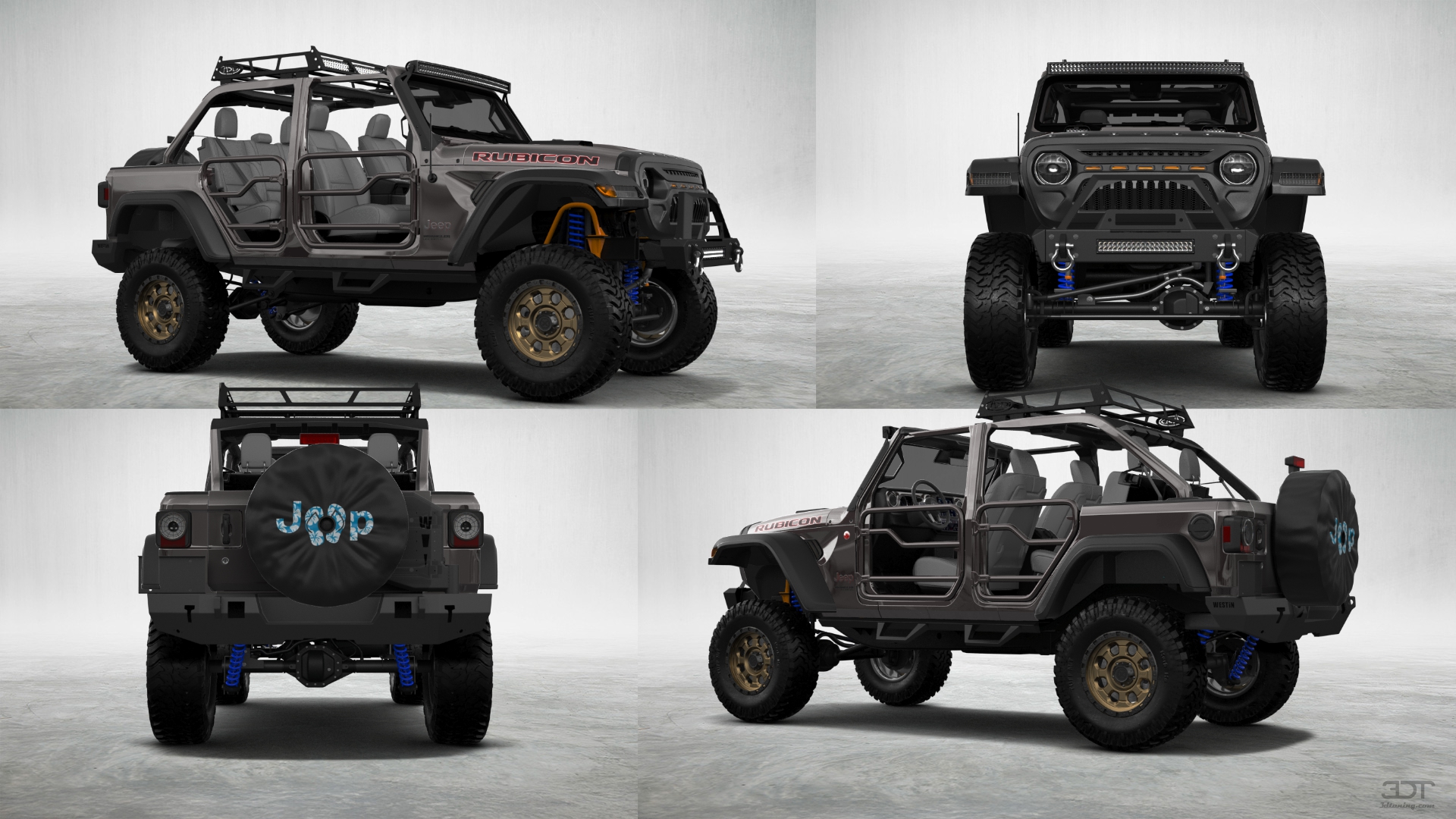 Jeep Wrangler Rubicon JL 4 Door SUV 2017 tuning