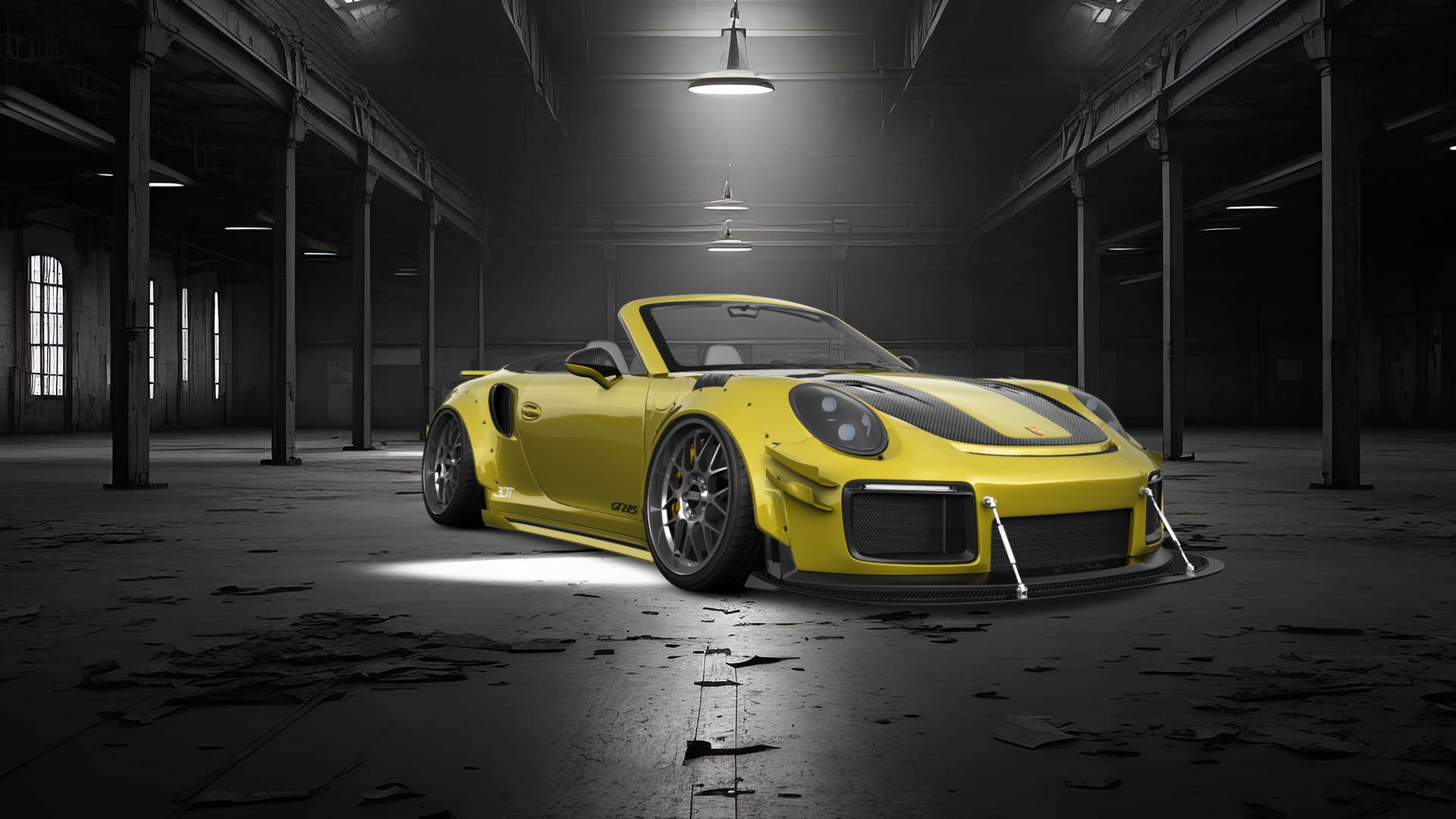 Porsche 911 Turbo S 2 Door Convertible 2014 tuning