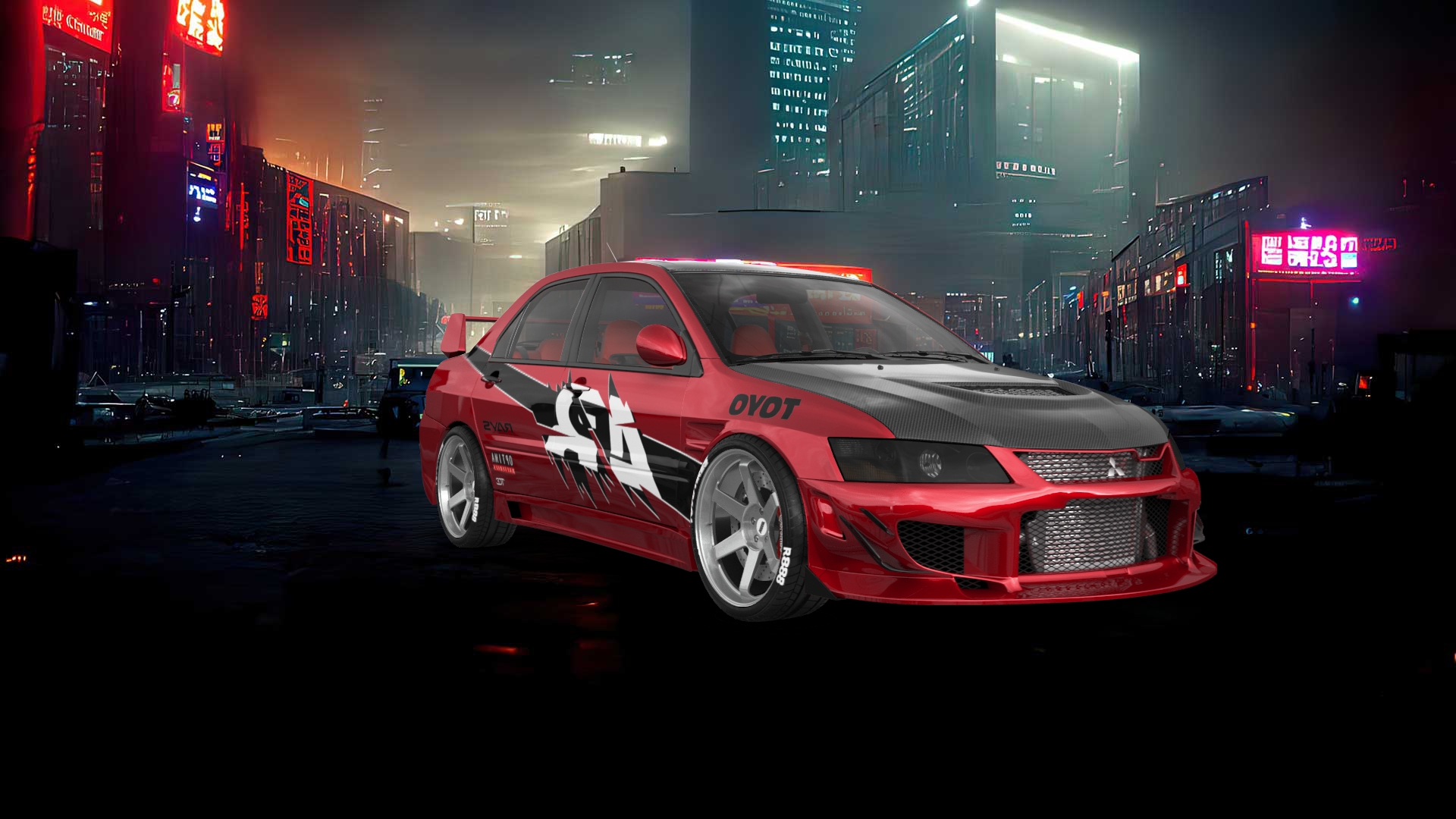 Mitsubishi Lancer Evo IX 4 Door Saloon 2005 tuning