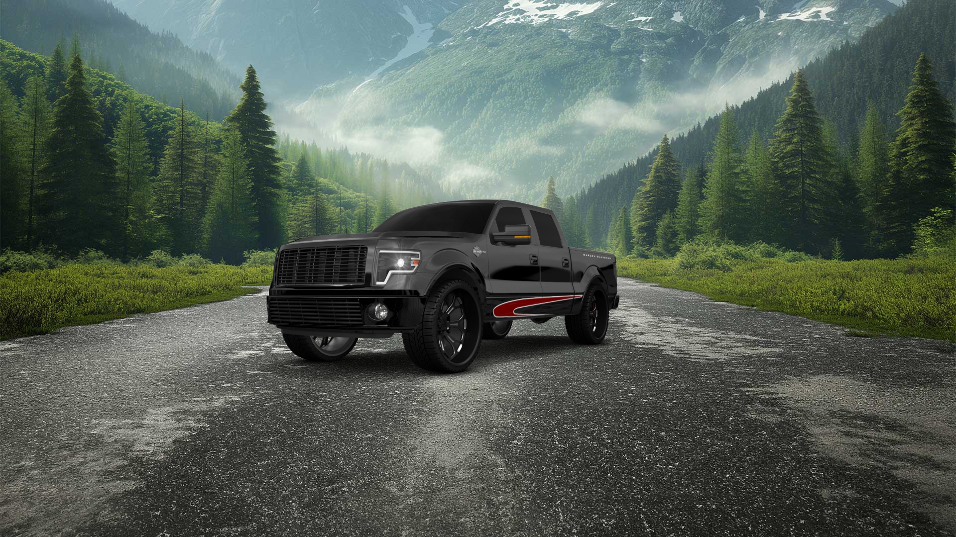 Ford F-150 Crew Cab 4 Door pickup truck 2013