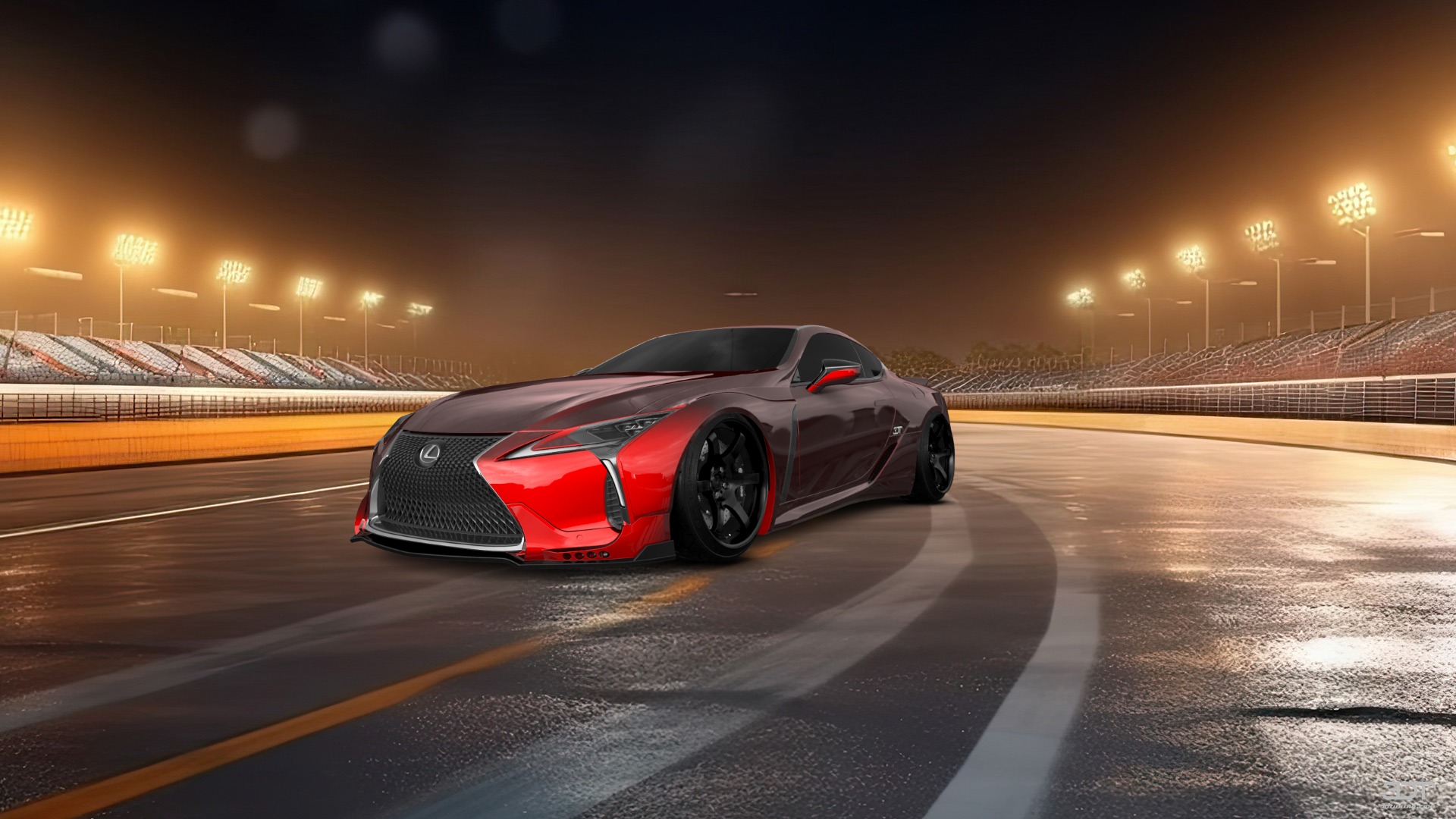 Lexus LC500 2 door fastback coupe 2017 tuning