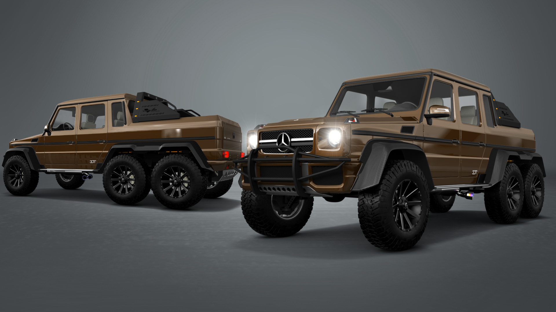 Mercedes G 63 AMG 6x6 4 Door pickup truck 2013 tuning