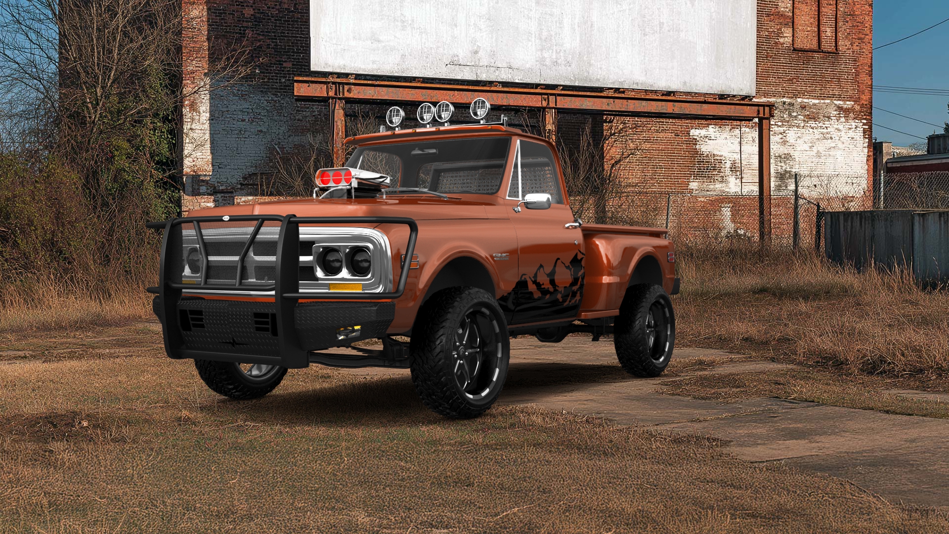 GMC K1500 2 Door pickup truck 1971 tuning