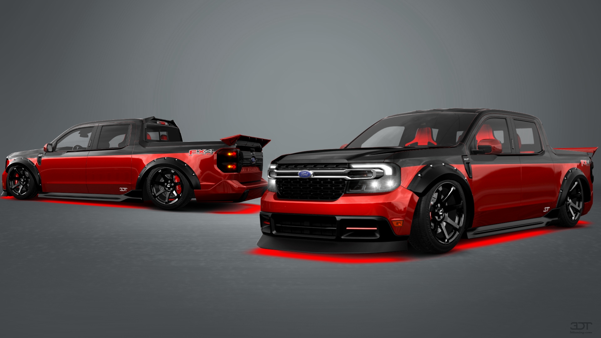 Ford Maverick 4 Door pickup truck 2022 tuning