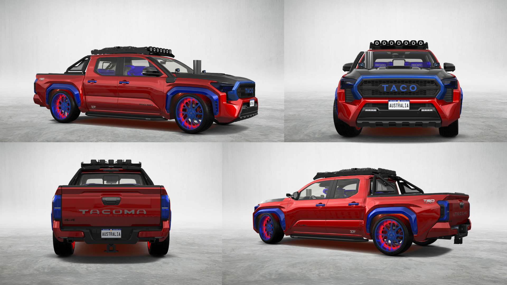 Toyota Tacoma Crew Cab 4 Door pickup truck 2024 tuning