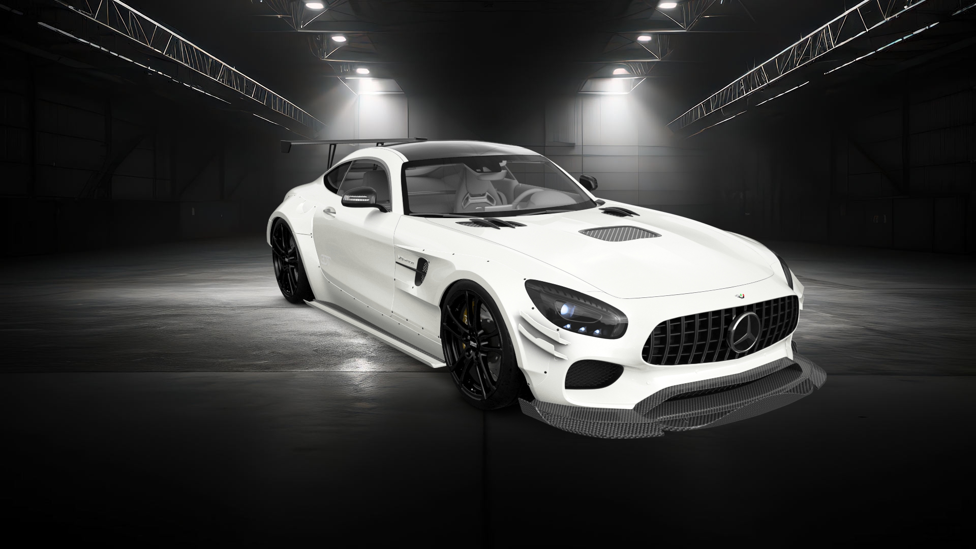 Mercedes AMG GT 2 door fastback coupe 2015 tuning