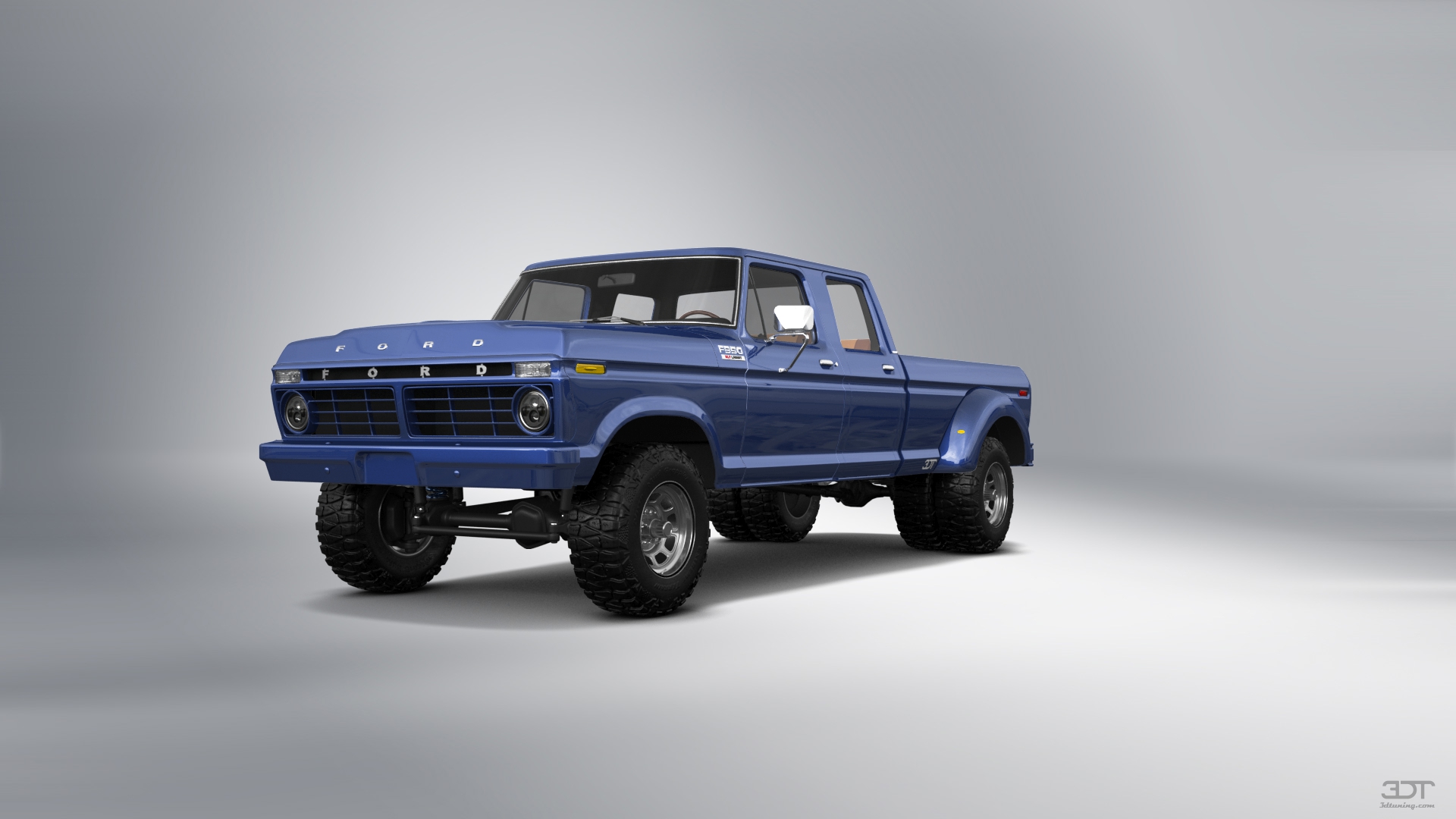 Ford F-350 Dually 4 Door pickup truck 1973 tuning
