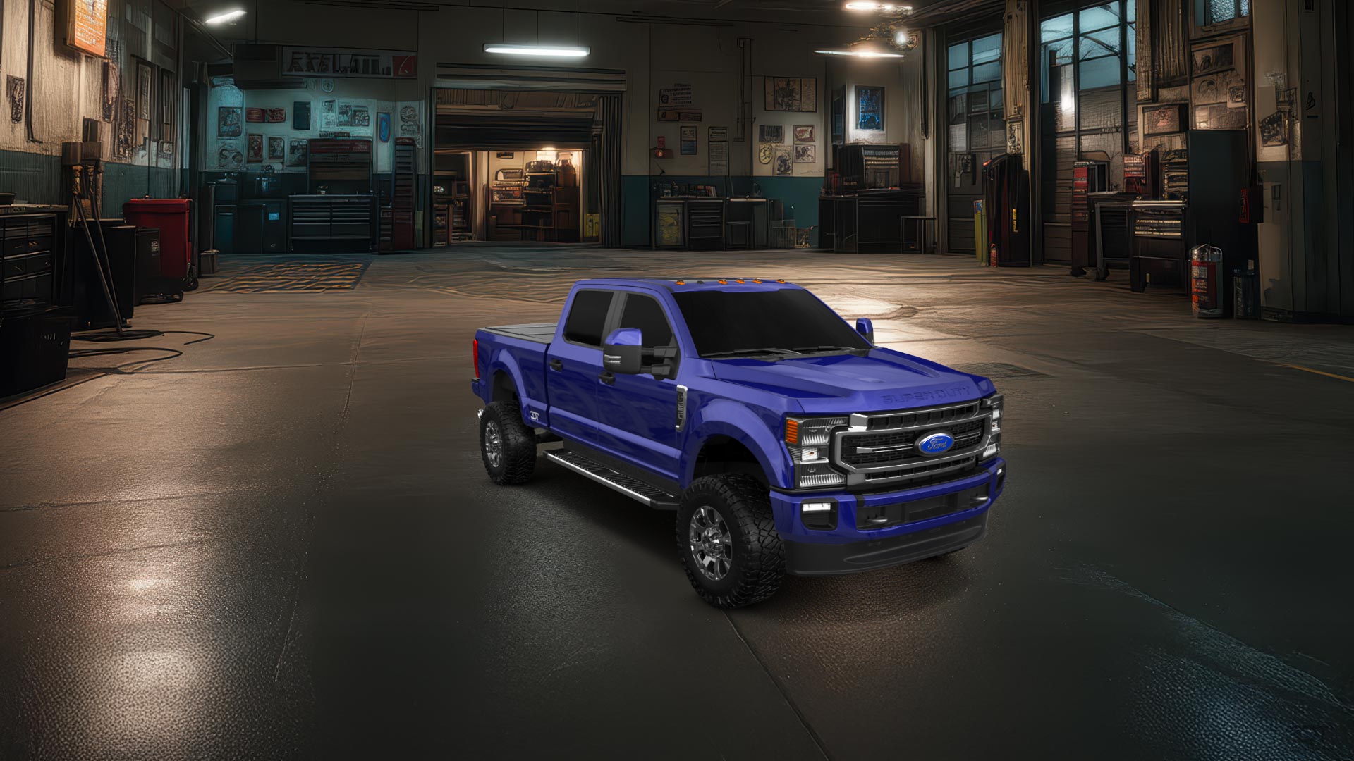 Ford F-250 4 Door pickup truck 2021 tuning