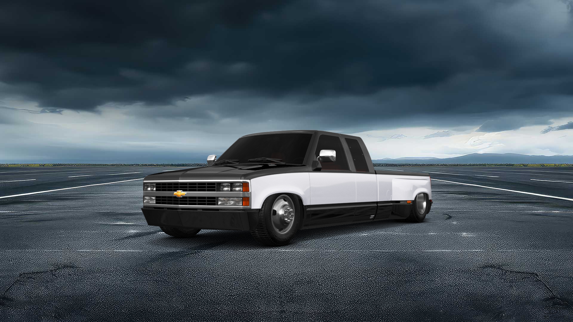 Chevrolet K3500 Extended Cab Pickup Truck 1988