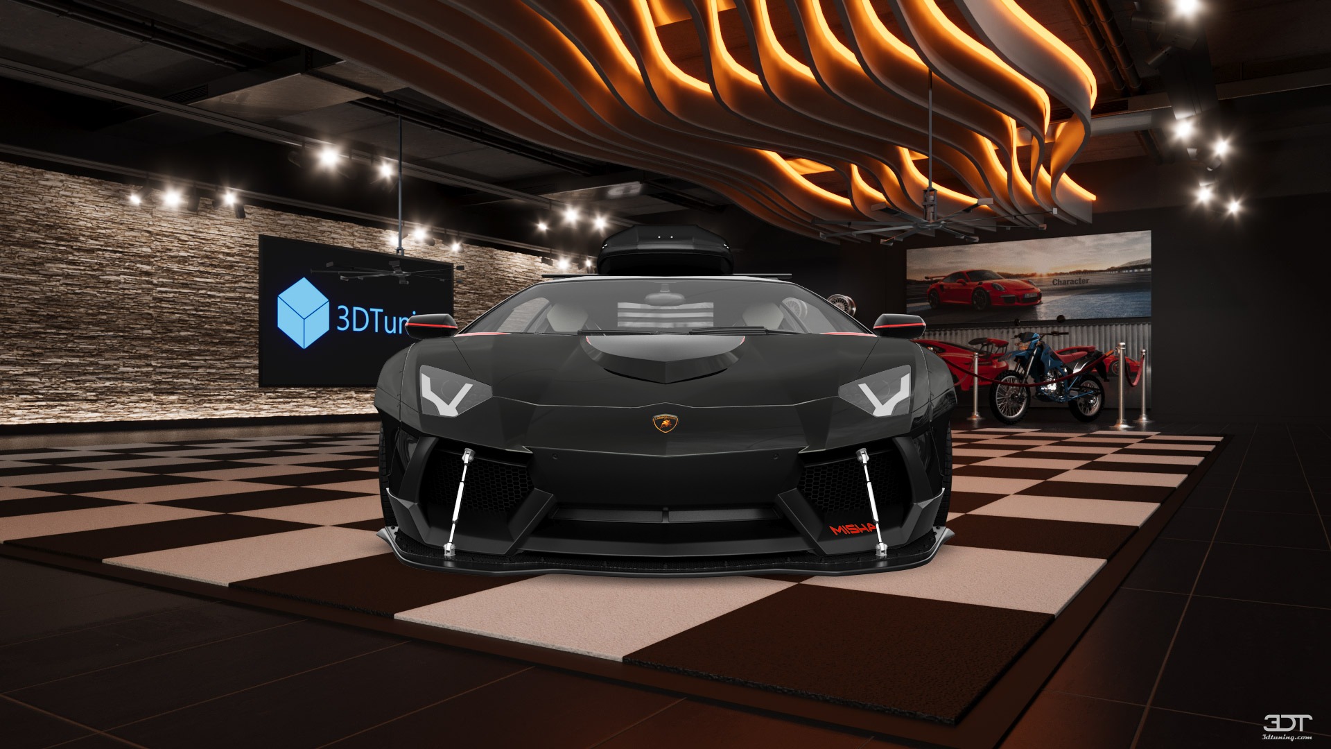 Lamborghini Aventador 2 Door Coupe 2012 tuning