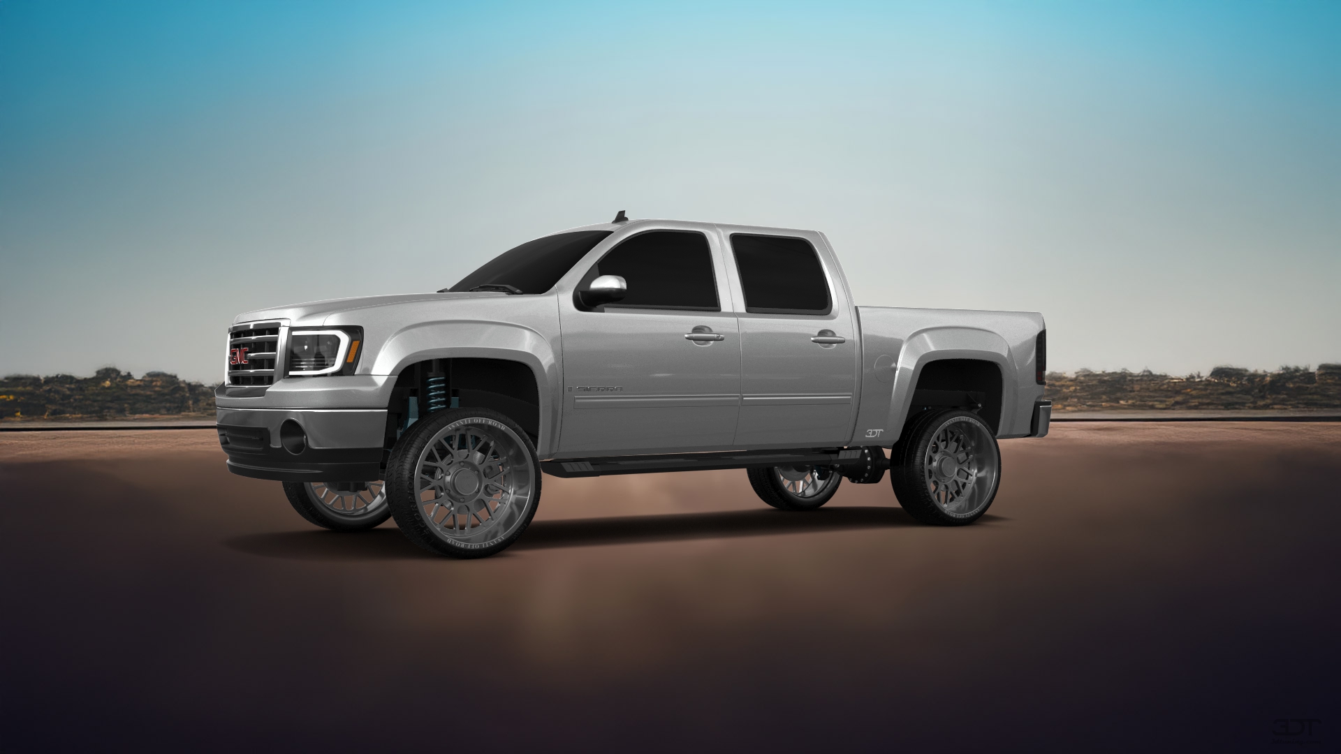 GMC Sierra 1500 Crew Cab 5.8 ft box 4 Door pickup truck 2007 tuning