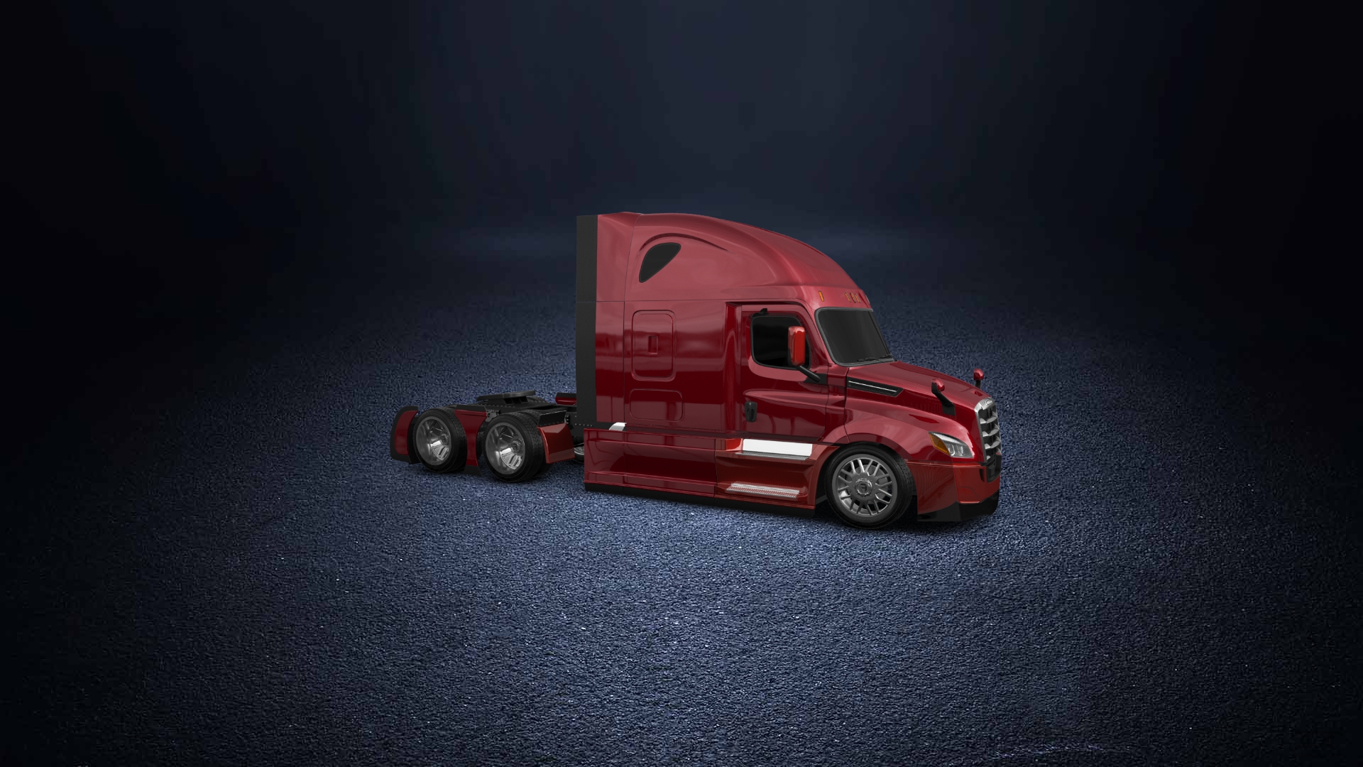 Freightliner Cascadia Sleeper Cab Truck 2018 tuning