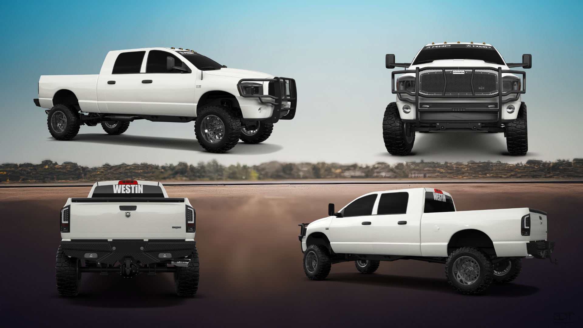 Dodge Ram 2500 4 Door pickup truck 2007 tuning