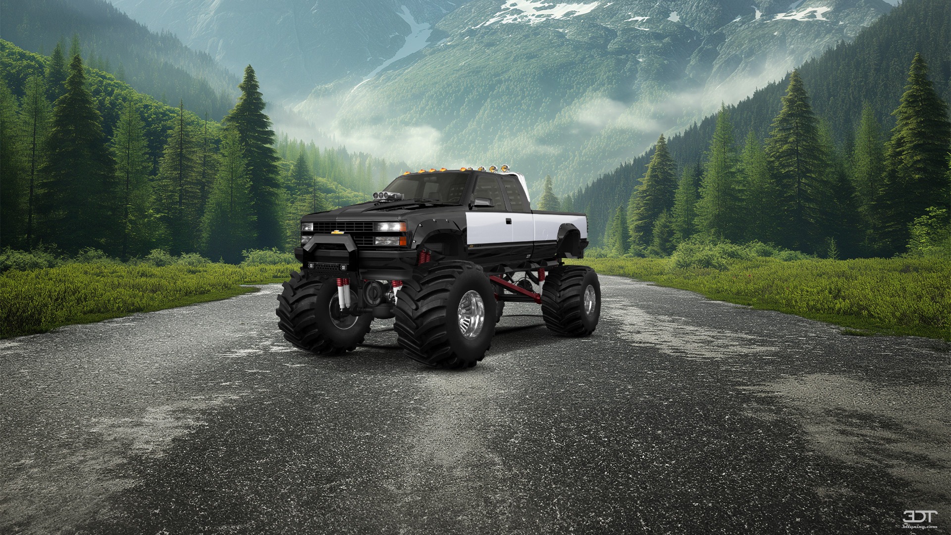 Chevrolet K3500 Extended Cab Pickup Truck 1988 tuning