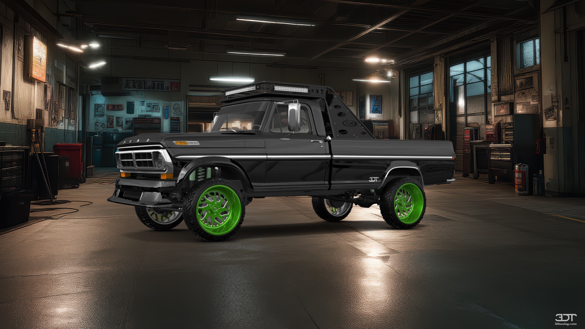 Ford F-250 2 Door pickup truck 1971 tuning