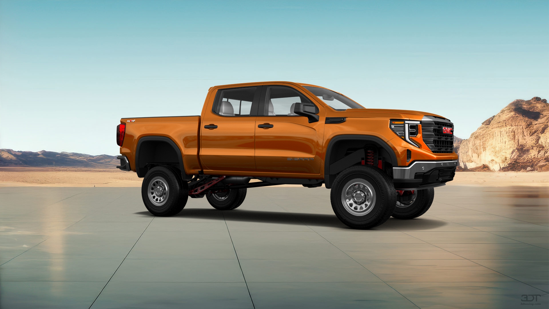 GMC Sierra 1500 Crew Cab 5.8 ft box 4 Door pickup truck 2023 tuning