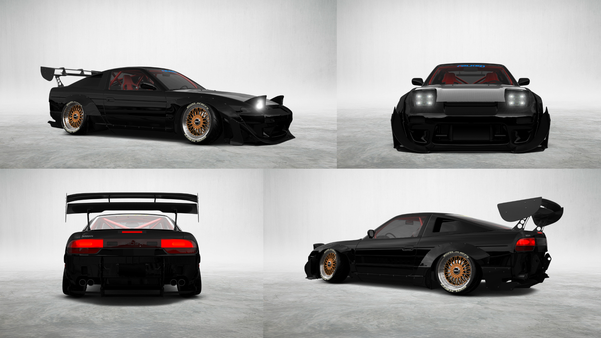 Nissan 240SX 3 Door Hatchback 1989 tuning