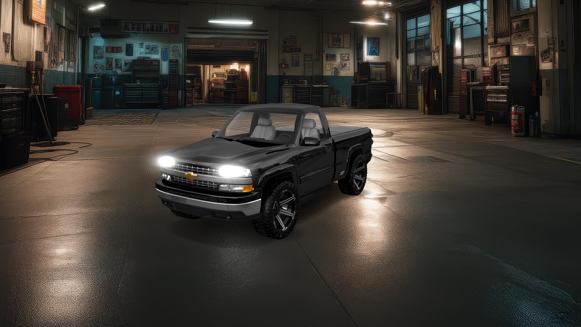 Chevrolet Silverado 1500 6.5 ft box 2 Door pickup truck 1999 tuning