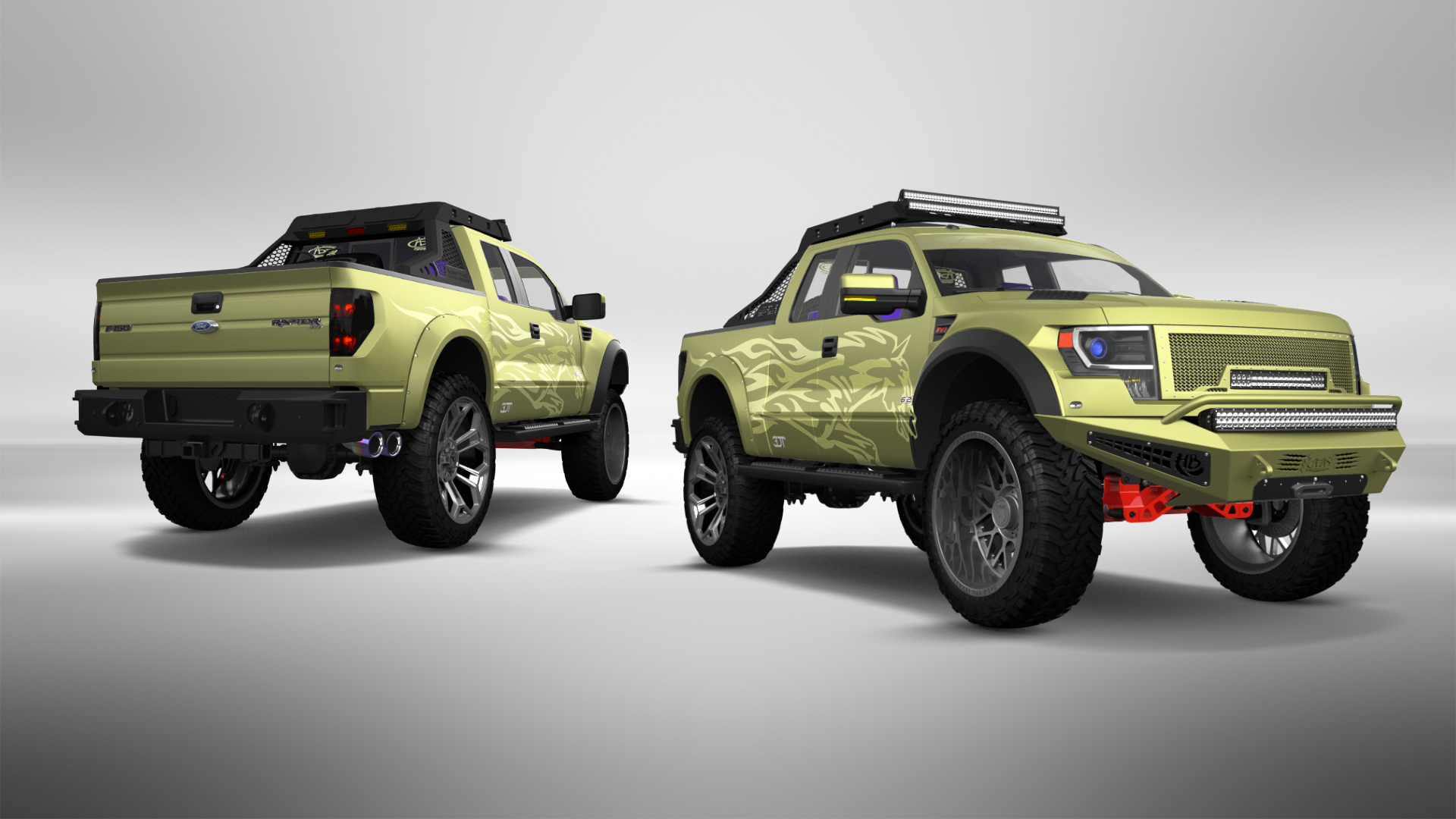 Ford F-150 SVT Raptor 2 Door pickup truck 2010
