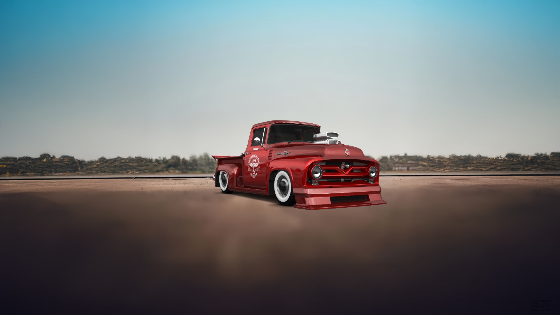Ford F-100 2 Door truck 1956 tuning