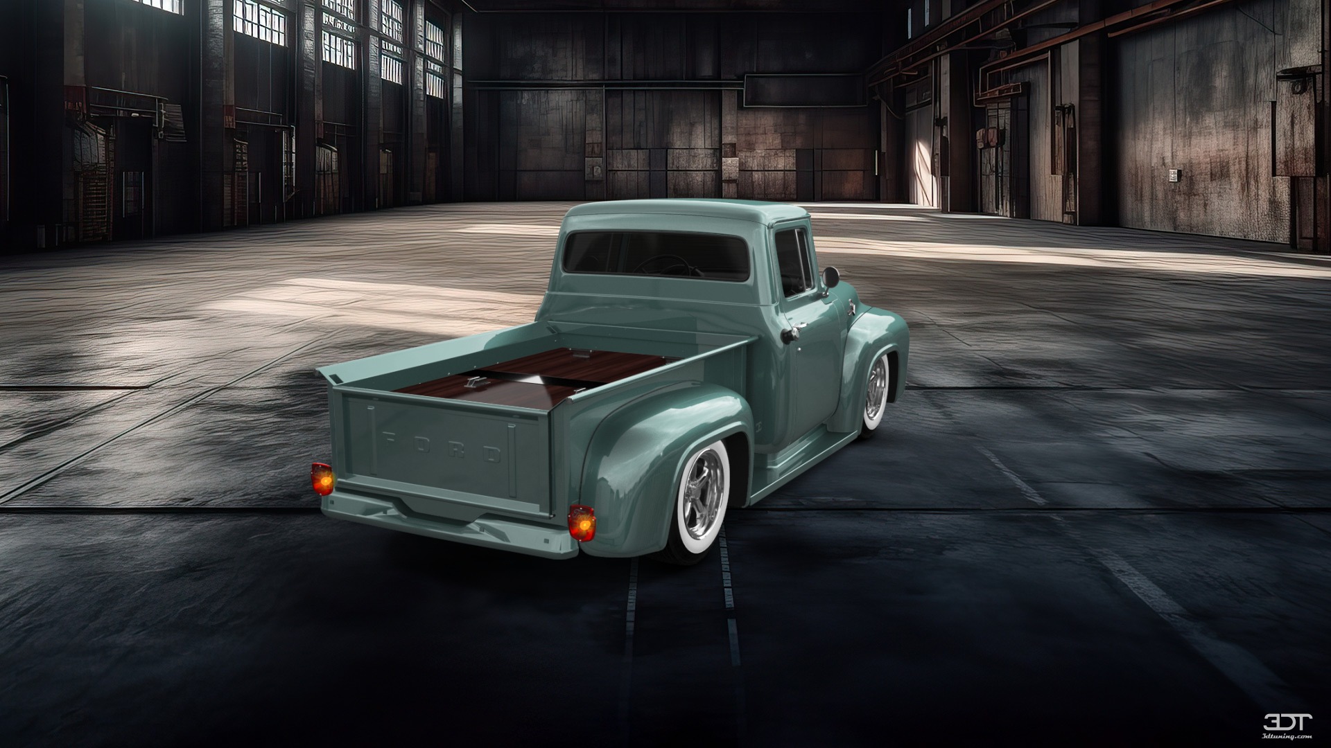 Tuning Ford F-100 2 Door truck 1956