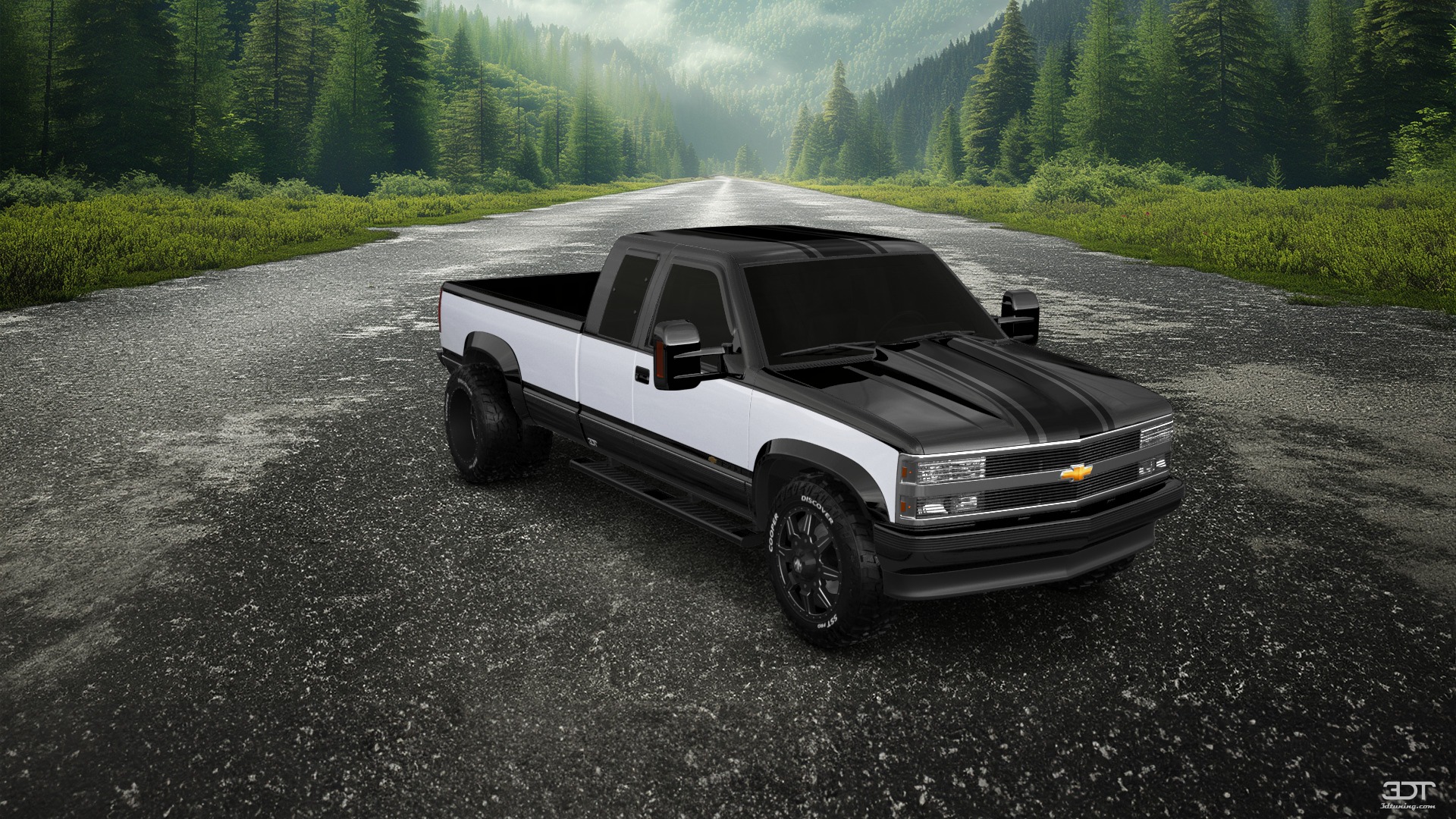 Chevrolet K3500 Extended Cab Pickup Truck 1988