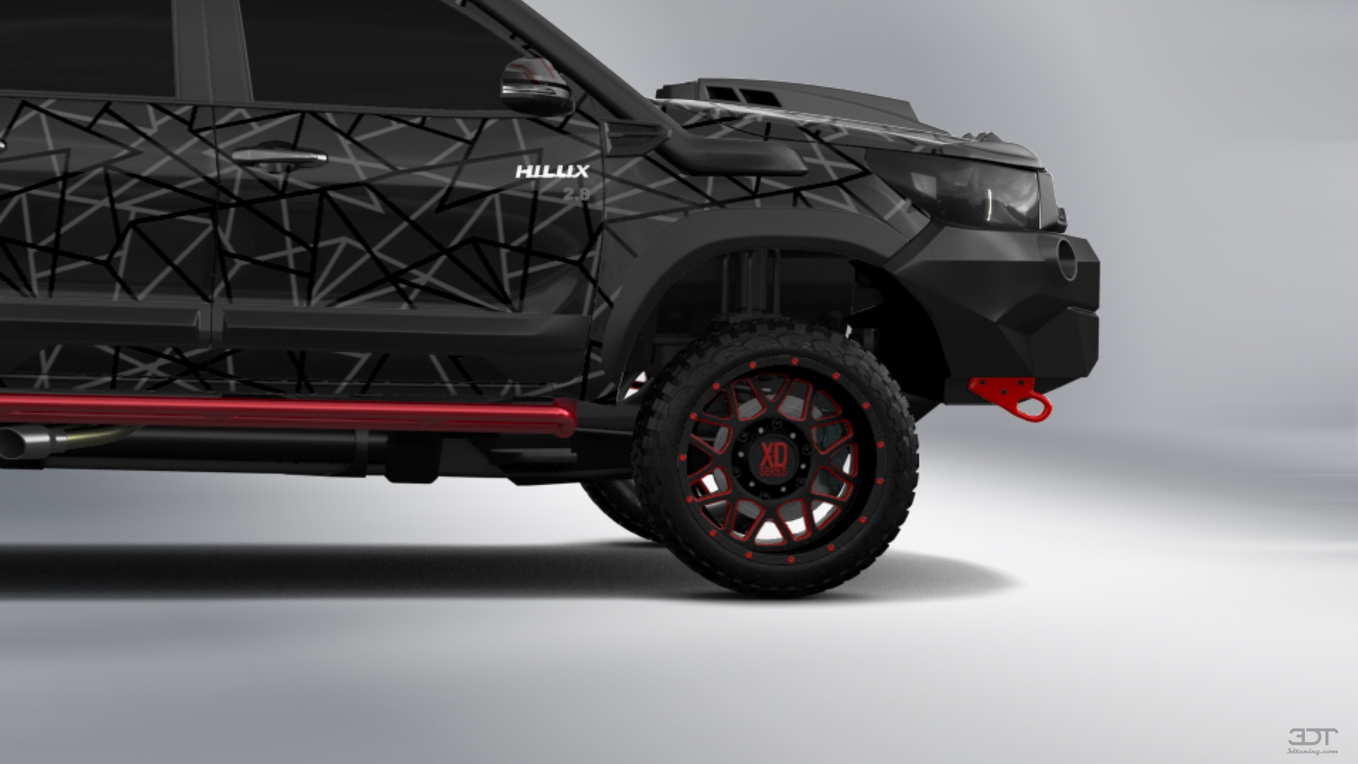 Toyota Hilux Double Cab 4 Door pickup truck 2015 tuning