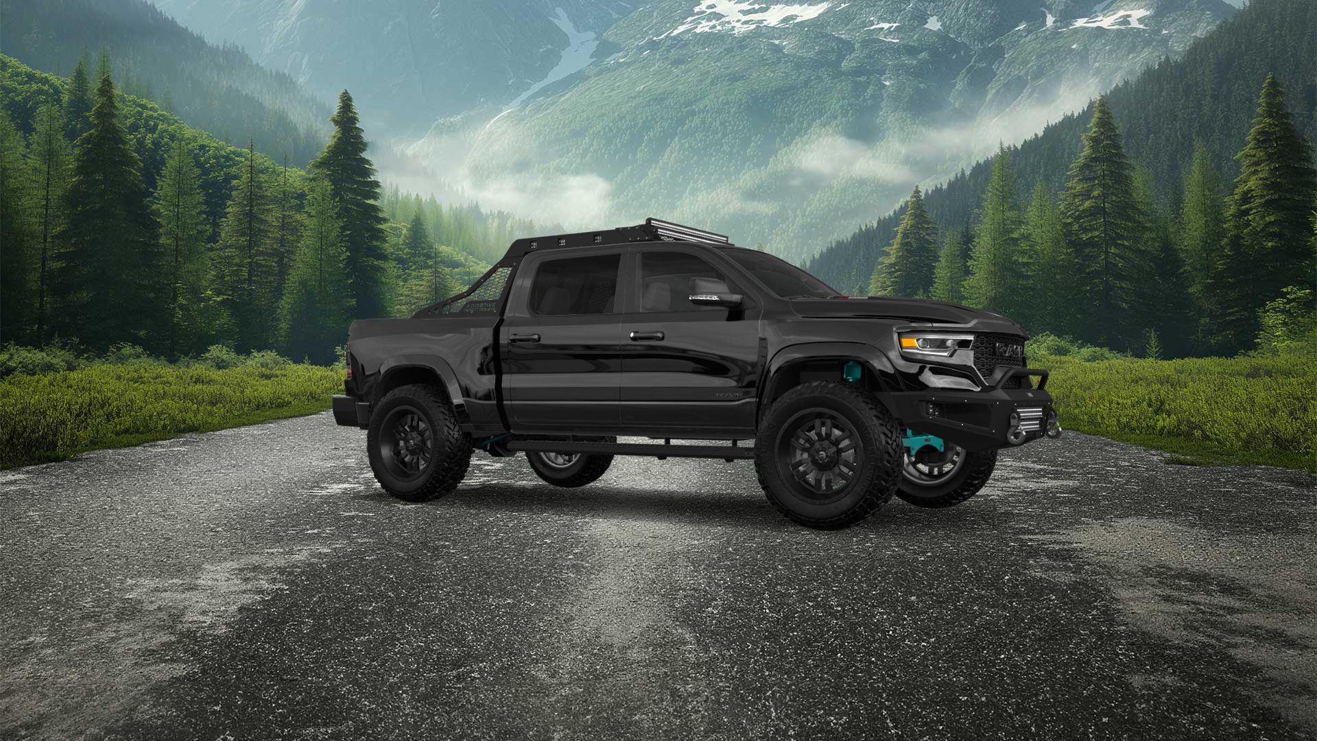 Dodge Ram 1500 TRX 4 Door pickup truck 2021