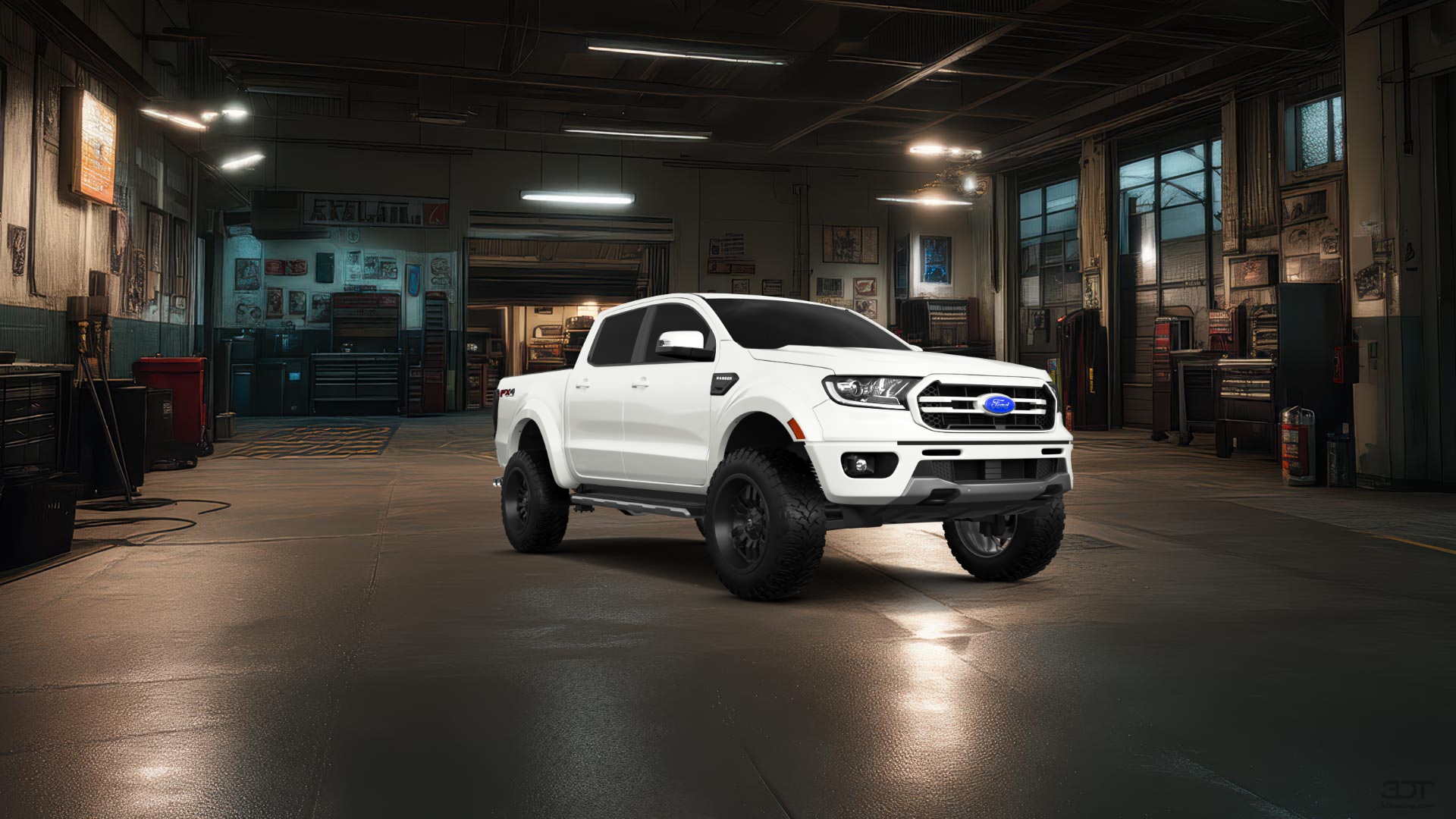 Ford Ranger 4 Door pickup truck 2019 tuning