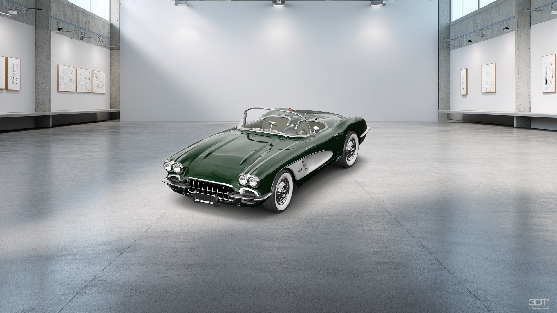 Chevrolet Corvette Convertible Coupe 1958 tuning