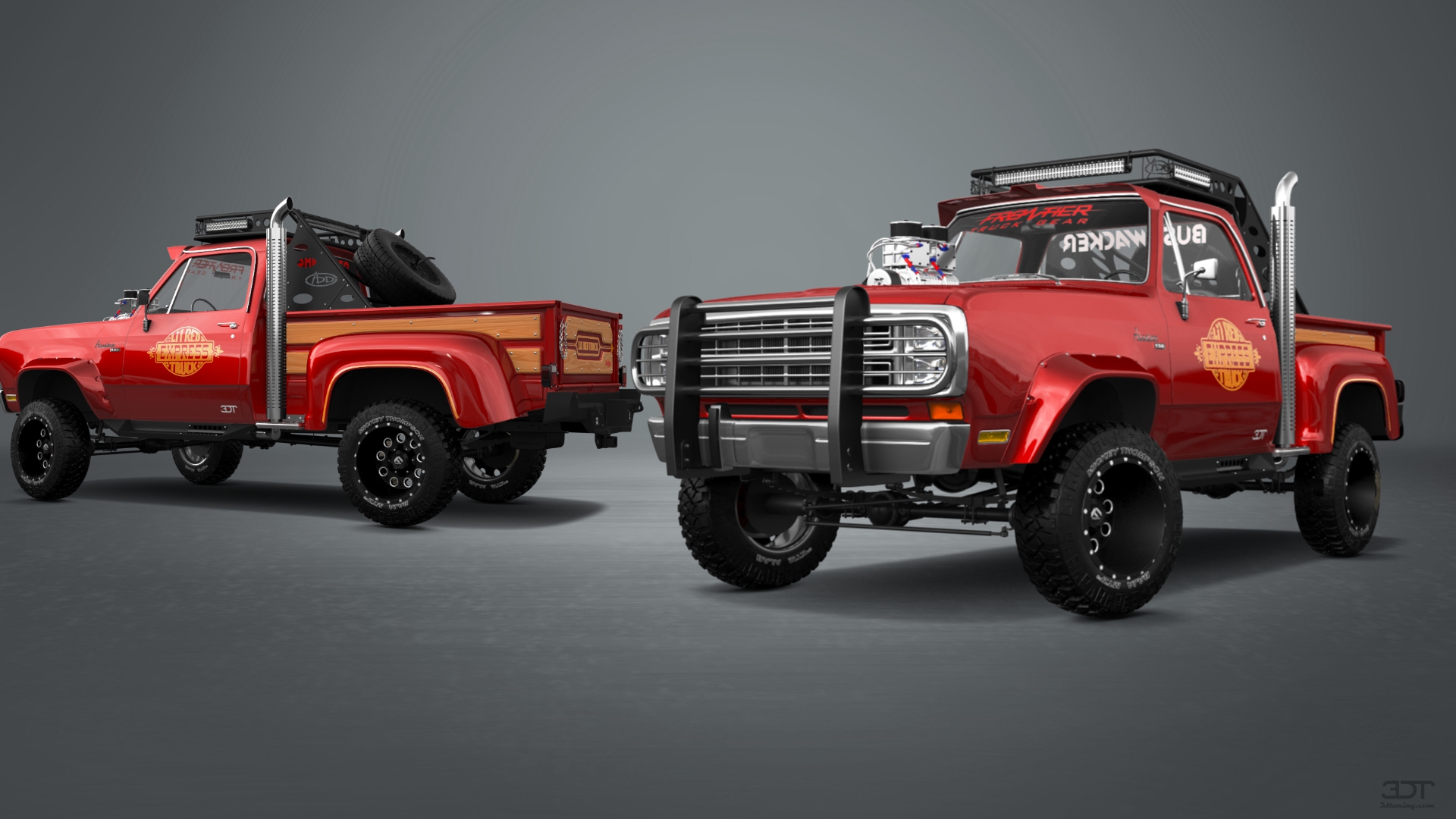 Dodge Lil Red Express 2 Door pickup truck 1979 tuning