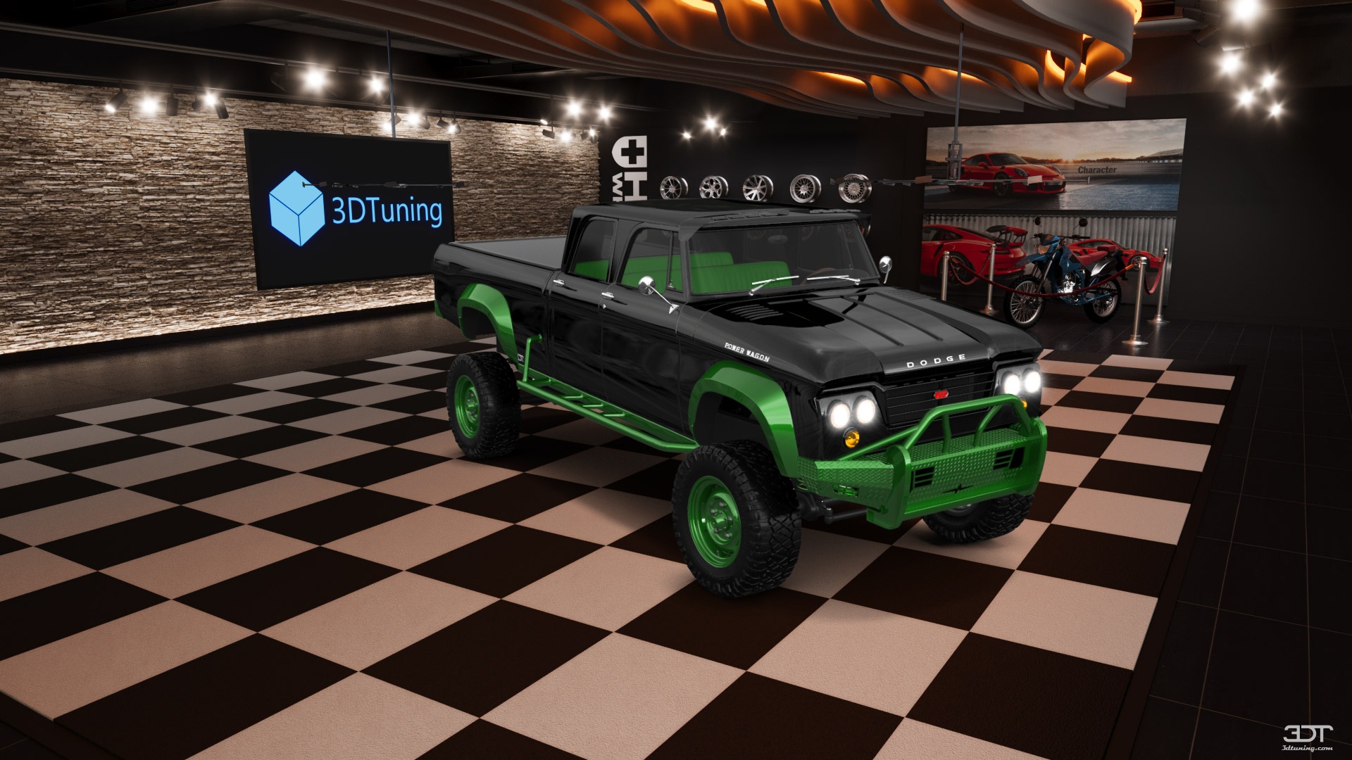 Dodge Power Wagon 4 Door pickup truck 1964
