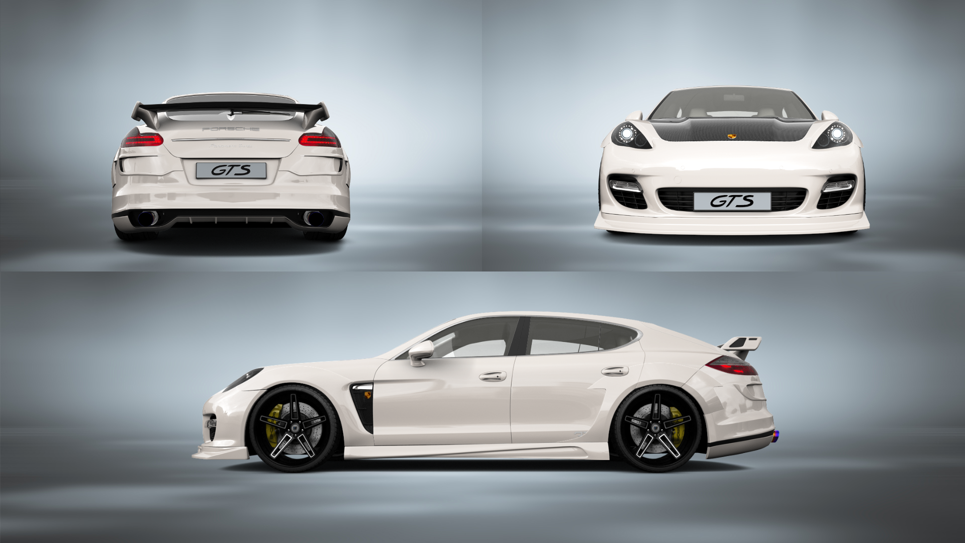 Porsche Panamera 4 door fastback saloon 2011