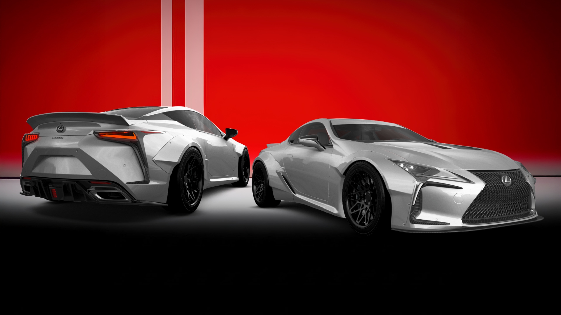 Lexus LC500 2 door fastback coupe 2017 tuning