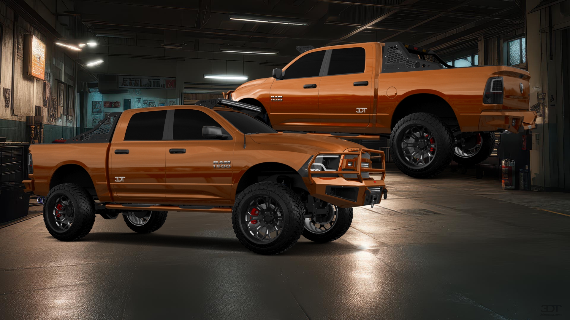 Dodge Ram 1500 5.7' box 4 Door pickup truck 2010 tuning