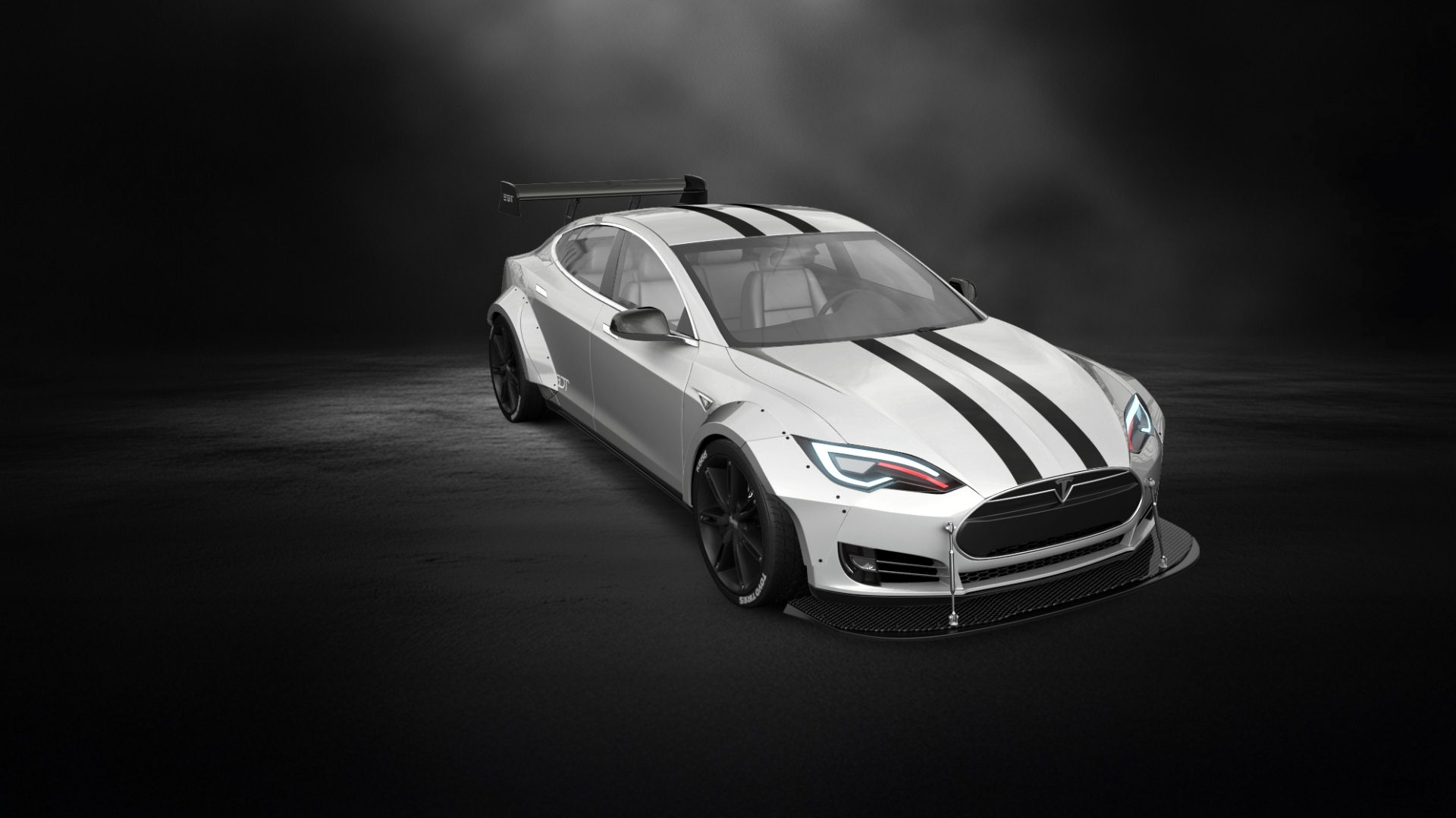 Tesla Model S 5 Door Liftback 2013 tuning