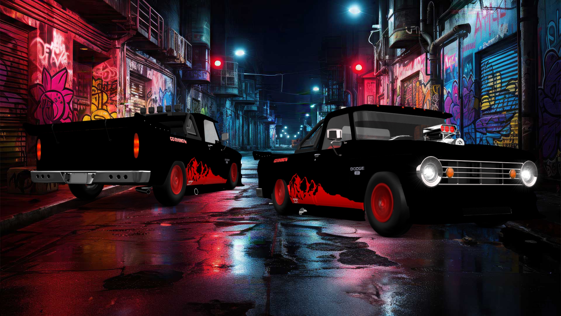 Dodge Power Wagon W200 2 Door pickup truck 1966 tuning
