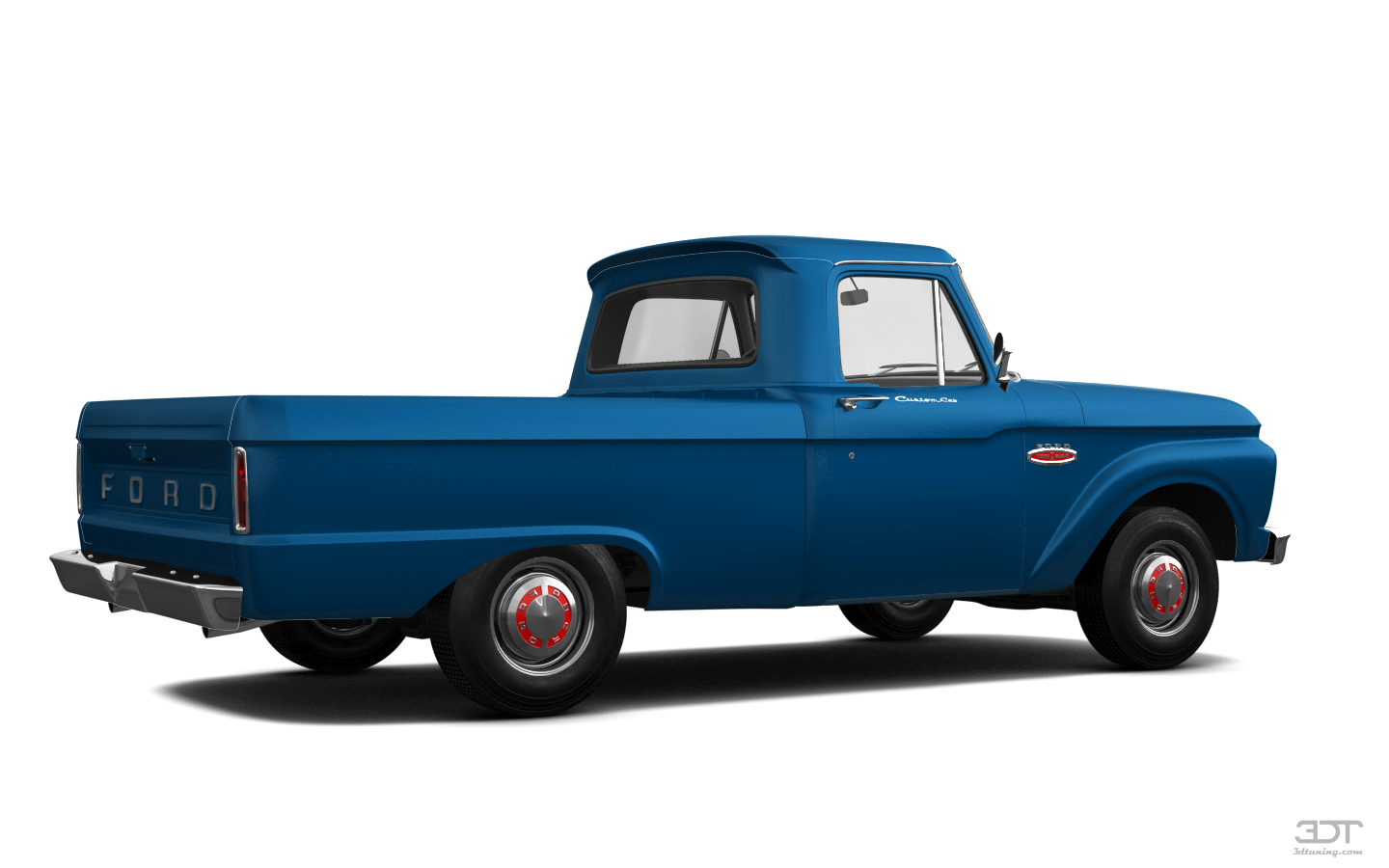 Tuning Ford F-100 Custom Cab 2 Door pickup truck 1966