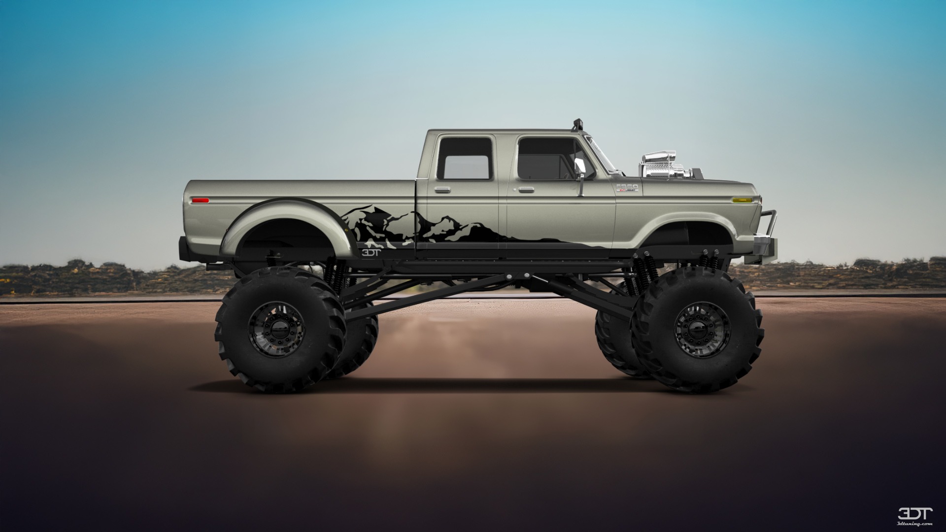 Ford F-350 Dually 4 Door pickup truck 1973