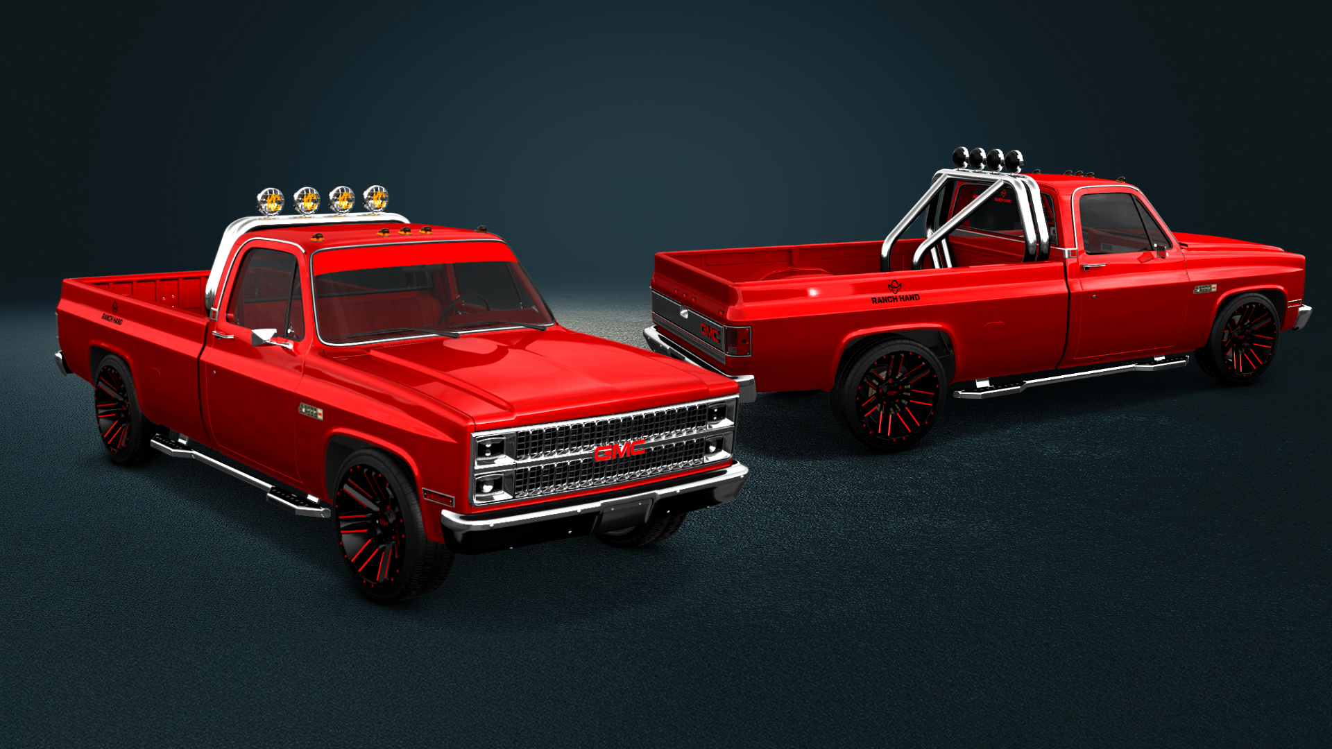 GMC Sierra 1500 2 Door pickup truck 1985 tuning