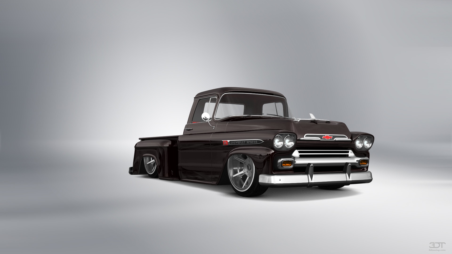 Chevrolet Apache Stepside 2 Door pickup truck 1959 tuning