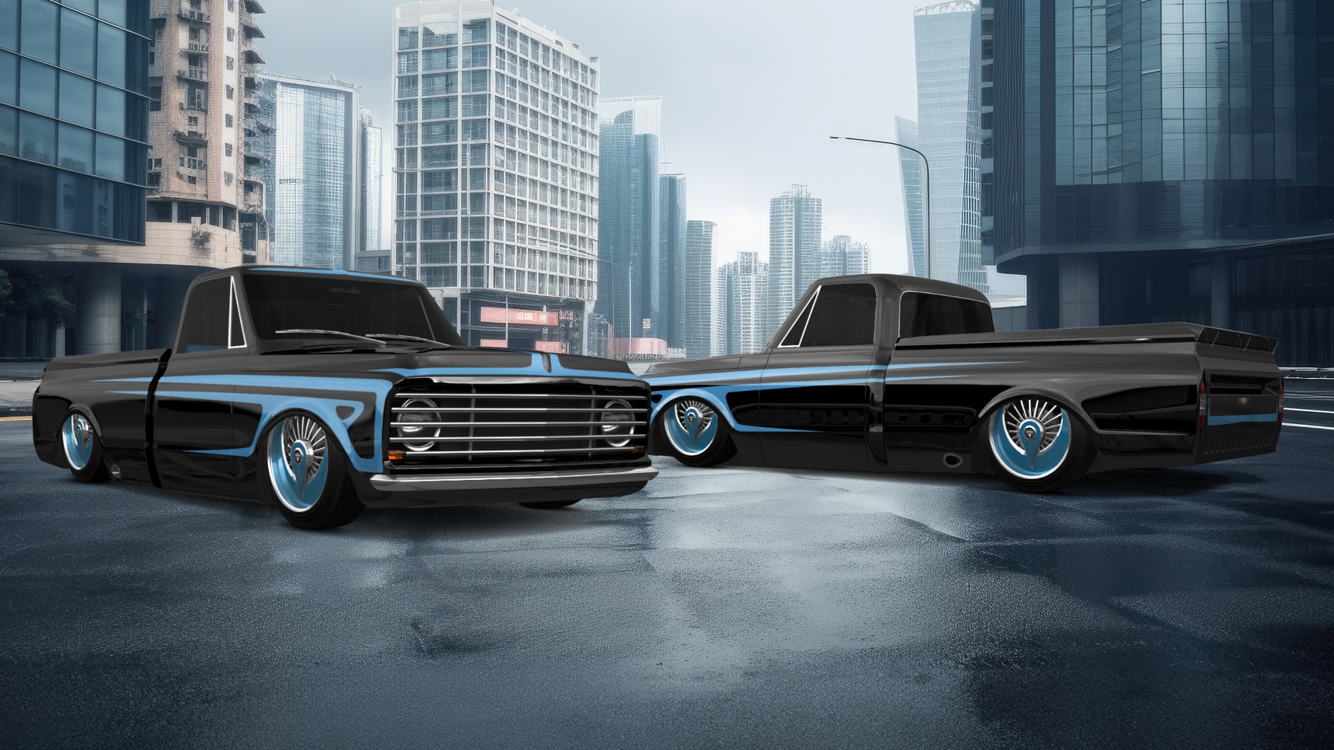 Chevrolet C-10 Cheyenne 2 Door pickup truck 1972